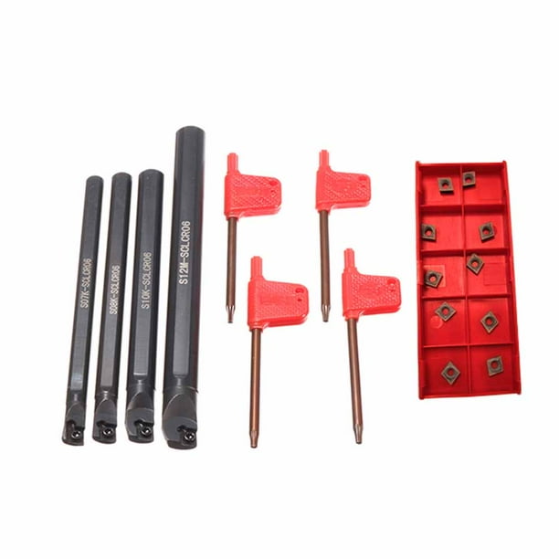 S07K //S08K //S10K// S12M-SCLCR06 BORING BAR SET ***NEW*** PIC#22202 4 PC